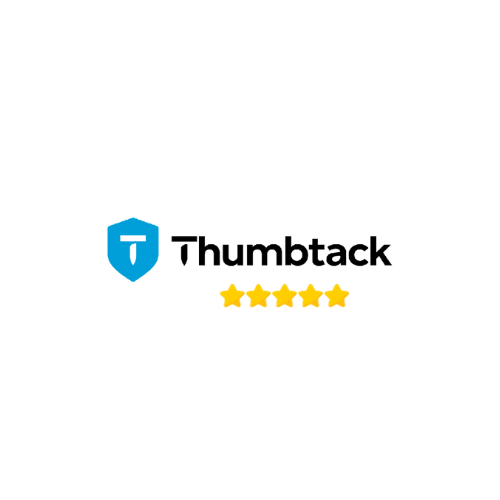 "Thumbtack badge for AIO Remodeling Solutions, showcasing our prominence in Washington. Dial 425-891-0663 for outstanding remodeling solutions.