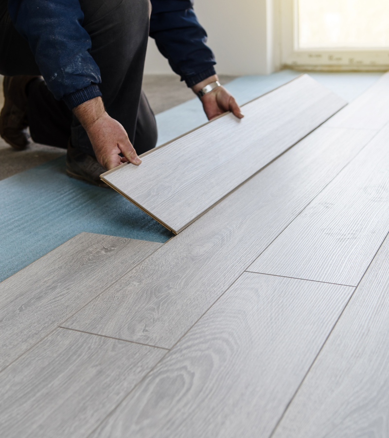 Professional team of AIO Remodeling Solutions providing expert flooring installation and replacement services. Contact at 425-891-0663 for Redmond's top flooring solutions.